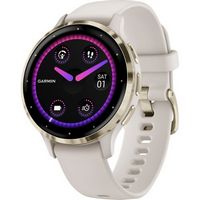 Garmin - Venu 3S GPS Smartwatch 41 mm Fiber-reinforced polymer - Stainless Steel and Ivory - (2023)
