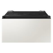 Samsung - Bespoke AI Laundry Combo Pedestal with Storage Drawer - Ivory