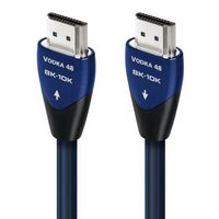 AudioQuest - Vodka 48 9.8%27 4K-8K-10K 48Gbps In-Wall Rated HDMI Cable - Blue on Black