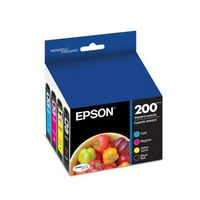 Epson - 200 4-Pack Ink Cartridges - Black/Cyan/Magenta/Yellow
