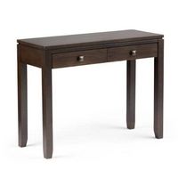 Simpli Home - Cosmopolitan Console Sofa Table - Mahogany Brown