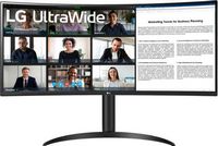 LG - 34" VA Curved UltraWide WQHD 100Hz Monitor with HDR 10 (HDMI, DisplayPort, USB-C) - Black - ...