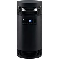 Lifesmart - 360 Surround Ceramic BlackTower Heater with Handle - Black