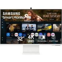 Samsung - 32" M80F 4K UHD Smart Monitor with SamsungVision AI, Built In Speakers, USB-C, Ergonomi...