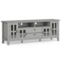 Simpli Home - Artisan 72 inch TV Media Stand - Fog Grey