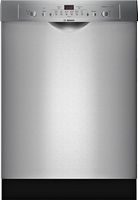 Bosch - 100 Series 24&quot; Front Control Built-In Hybrid Stainless Steel Tub Dishwasher, 50dBA - Stai...