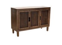 Adore Decor - Sawyer 3-Door Cabinet - Brown