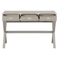 OSP Home Furnishings - Wellington 46&quot; Desk with Power - Grey