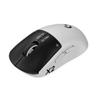 Logitech - PRO X2 SUPERSTRIKE LIGHTSPEED Lightweight Wireless Gaming Mouse with Customizable Clic...