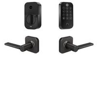 Yale - Assure Lock 2 Touch with Wi-Fi and Valdosta Lever - Black Suede