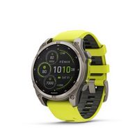 Garmin - fēnix 8 Solar Sapphire GPS Smartwatch 47mm Fiber-reinforced polymer - Titanium