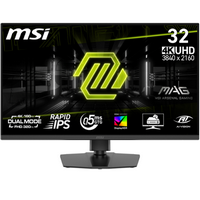 MSI - MAG 322URDF E16 31.5" LCD Dualmode(UHD 160Hz or FHD 320Hz) 0.5ms Gaming Monitor with HDR 40...