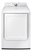 Samsung - 7.2 Cu. Ft. Electric Dryer with 8 Cycles - White