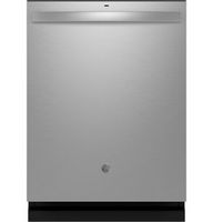 GE - 24" Top Control Built-In Stainless Steel Tub Dishwasher with 3rd Rack, Sanitize Cycle and 47...