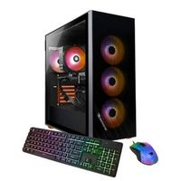 iBUYPOWER - Scale Gaming Desktop PC - AMD Ryzen 5 5500- AMD Radeon RX 6400 4GB- 16GB DDR4 RGB RAM...