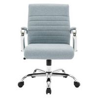 OSP Home Furnishings - Mid-Back Office Chair - Blue