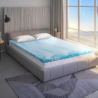 Bestier 3&quot; Cooling Gel Memory Foam Mattress Topper - Queen