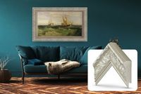 Deco TV Frames - Premiere Bezel for Samsung the Frame TV - 32&quot; - Tuscan Pearl