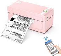 JADENS - Thermal Shipping Label Printer - Pink