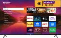 Roku - 75" Class Plus Series 4K QLED Mini-LED Smart RokuTV