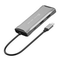 j5create - USB-C® Dual HDMI™ 4K60 Mini Dock for Windows, macOS, Chrome OS - Space Gray