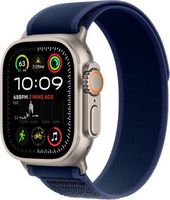 Apple Watch Ultra 2 (GPS+Cellular) 49mm Titanium Case with Blue Trail Loop - M/L - Natural (AT&T)...