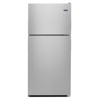 Maytag - 20.5 Cu. Ft. Top-Freezer Refrigerator - Fingerprint Resistant - Stainless Steel