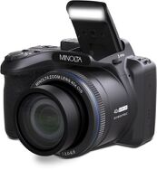 Minolta - ProShot MN40Z 20.0 Megapixel Bridge Camera with 40x Optical Zoom Lens - Black