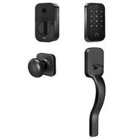 Yale - Assure Lock 2 Touch Keypad with Wi-Fi and Ridgefield Handleset - Black Suede