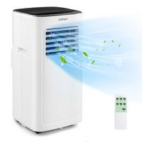 Costway 6000 BTU Portable Air Conditioner Cools up to 280 sq.ft 3-in-1 AC Unit with Cool Dehum Fa...
