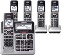 Panasonic - KX-TGF975S Link2Cell DECT 6.0 Expandable Cordless Phone System with Digital Answering...