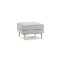 Burrow - Mid Century Nomad Ottoman - Crushed Gravel