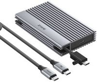 Zike - USB4 40Gbps M.2 NVMe SSD Enclosure, ASM2464PD Chip, Aluminum Case, Compatible with Thunder...