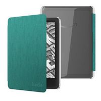 Amazon - Fabric Case with Clear Back for Kindle Paperwhite (2024 Release) and Kindle Colorsoft Si...