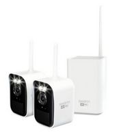 Swann - MaxRanger 4K Mini Security System 2 Wireless IP Security Cameras, Night Vision, Thermal M...