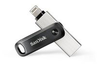 SanDisk - iXpand Flash Drive Go 64GB USB 3.0 Type-A to Apple Lightning for iPhone & iPad - Black ...