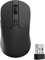 Keychron - M3 Wireless Bluetooth Laser Gaming Mouse with 8K Polling Rate - Wired - Black