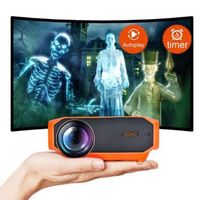 AAXA - HP4 Halloween Projector for Haunted Windows, AutoPlay(tm), Timer Onboard, 1080p Native, 8 ...