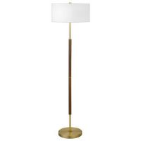 Camden&Wells - Letta Floor Lamp - Brass/Oak