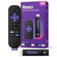 Roku - Streaming Stick 2025 - HD Streaming Media Player for TV with Voice Remote - Black