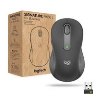 Logitech - Signature M650 L for Business Wireless Optical Mouse For Large Sized Hands - Wireless ...