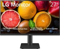 LG - 27" LED FHD 100Hz Monitor - Black