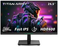 Titan-army - P2510HS 24.5” Gaming Monitor, CSOT Fast IPS 1ms GTG 300Hz (DP) 240hz (HDMI) 1920×108...