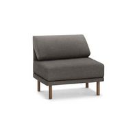 Burrow - Contemporary Range Armchair - Heather Charcoal