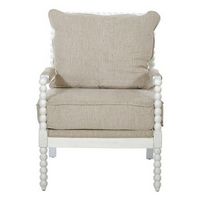 OSP Home Furnishings - Kaylee Spindle Chair - Beige Linen