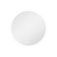 LOVMOR - 32 x 32 Inches Round Tempered Glass LED Bathroom Mirror with Anti-Fog &amp; 3-Color Dimmable...