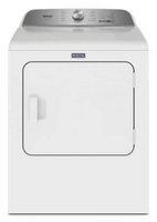 Maytag - 7.0 Cu. Ft. Electric Dryer with Steam and Pet Pro System - White