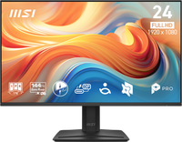 MSI - PRO MP242 E14C 23.8" IPS FHD 144Hz 1ms Adaptive Sync Monitor with Built-in Speakers (USB-C,...