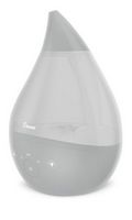CRANE - 1 Gal. Drop Cool Mist Humidifier with Sound Machine - Grey