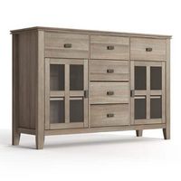 Simpli Home - Artisan Sideboard Buffet - Distressed Grey